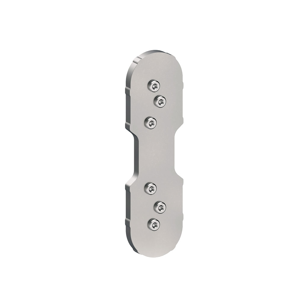 Drilling template for mono cavity hinge – installation tool for quick and precise fitting of concealed hinges
